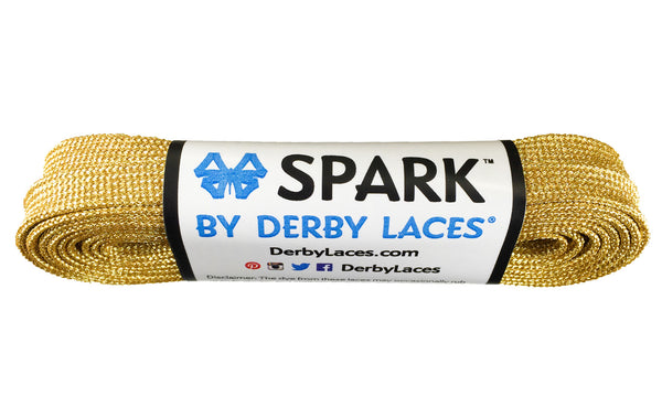 Gold SPARK Skate Laces