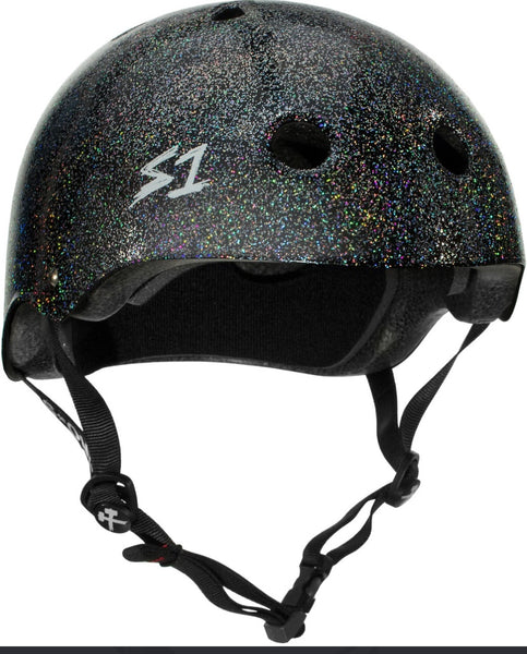 S1 Mega Lifer Black Glitter Helmet