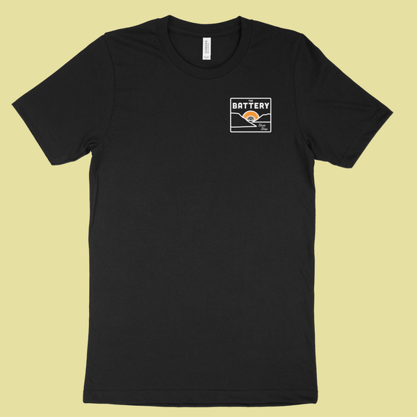 Battery Skate Shop T-shirt with Chest Logo