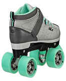 Womens Grey and Mint Roller Skate