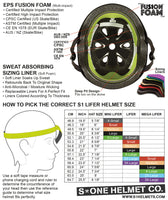 S1 Mega Lifer Black Glitter Helmet
