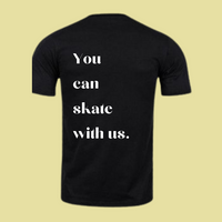 Battery Skate Shop T-Shirt (You can skate with us)
